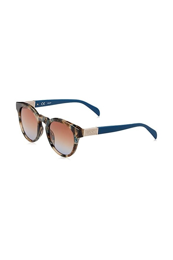 Tous Stob48 Lunettes de Soleil, Bleu, 50 Femme