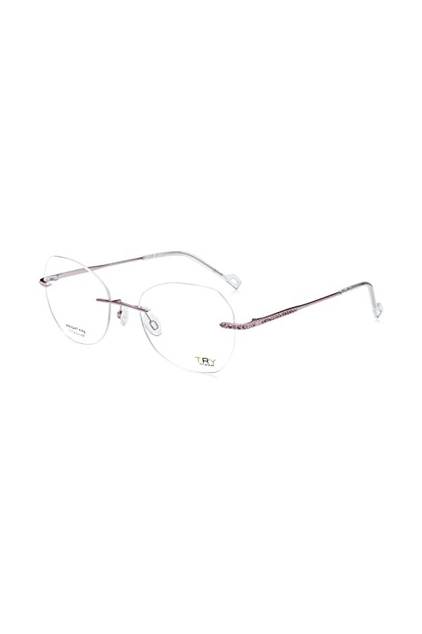 try Aetherium III EOS Ty980v Lunettes de Soleil, Rose, 54 Femme