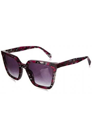 Police SPLD33 Sunglasses, Avana Fuxia+Glittery, 54 Unisex