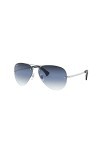 Ray-Ban 0RB3449-91290S-59 Lunettes de Soleil, Silver 91290s , L Mixte