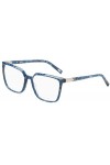 Police Vplf27 Lunettes de Soleil, Bleu marbré, 55 Femme