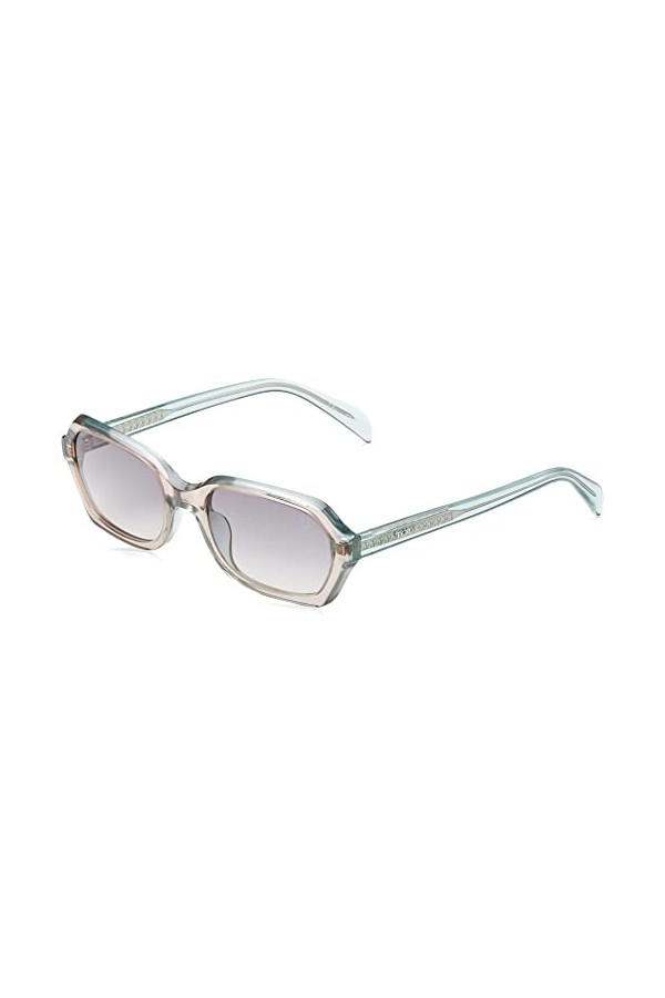 Tous Stob44 Lunettes de Soleil, Gris Brillant/Vert, 54 Femme