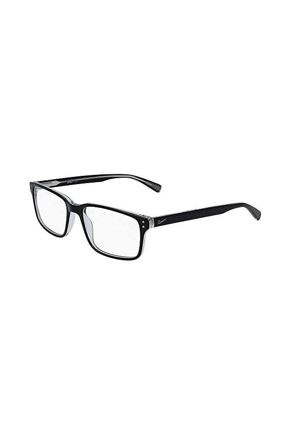Nike 7240 Sunglasses, 002 Black Clear, 53 Unisex