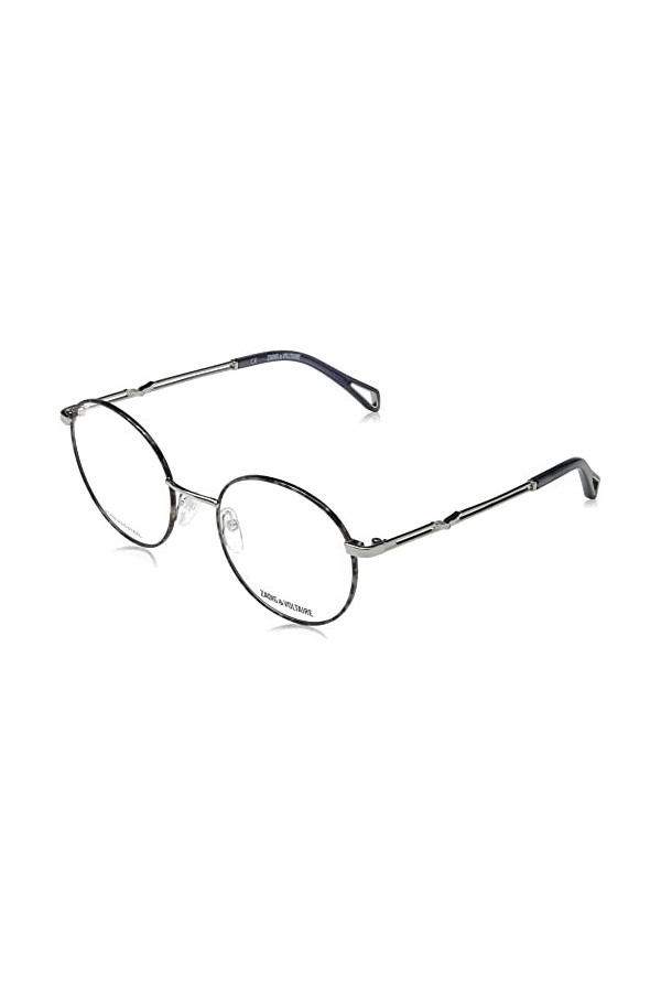 Zadig & Voltaire Vzv273 Lunettes de Soleil, SH.Palladium W/Coloured Parts, 51 Femme