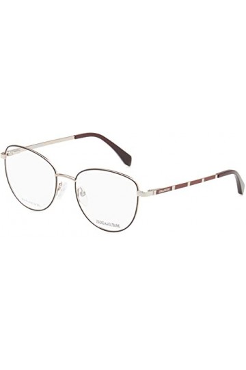 Zadig & Voltaire Vzv311 Lunettes de Soleil, Shiny Red Gold W/Coloured Parts, 52 Femme