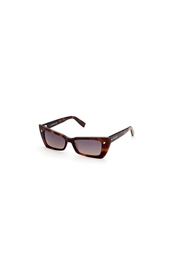 DSQUARED2 EYEWEAR Dq0348 Lunettes de Soleil, Marron, 53 Femme