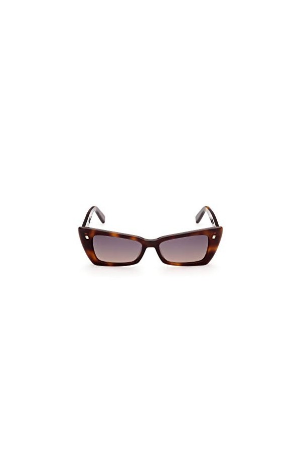 DSQUARED2 EYEWEAR Dq0348 Lunettes de Soleil, Marron, 53 Femme