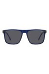 Carrera Lunettes de Soleil 8064/S Matte Blue/Grey 57/17/145 homme