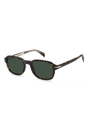 David Beckham DB 1100/s Sunglasses, 086/QT Havana, 51 Unisex