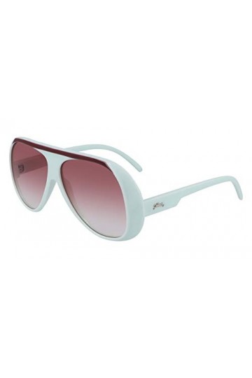 Longchamp Lunettes de soleil LO664S 43468 419 Femme couleur Bleu clair bordeaux taille 59 mm