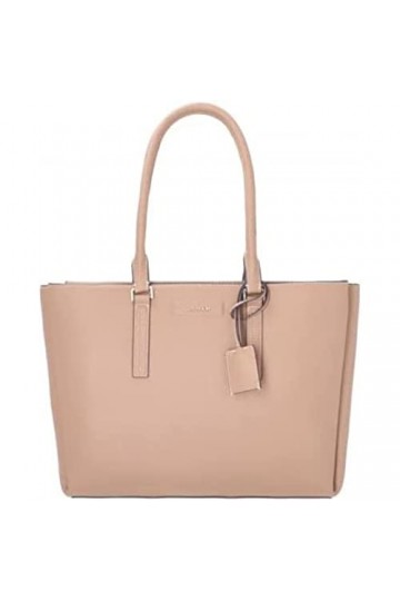 Calvin Klein Dressed Slim Tote, Habillé Femme, Safari Canvas, Taille Unique