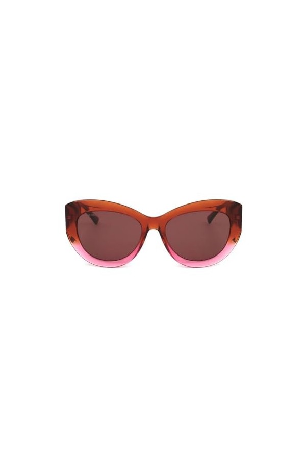 Jimmy Choo Xena/S Lunettes de Soleil, Burgundy Cherry, 54 Femme