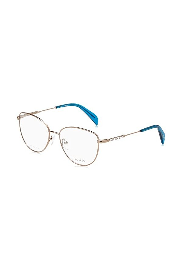 TOUS Vto434V Lunettes de Soleil, Doré Rouge Brillant, 54 Femme