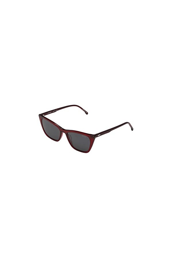 KOMONO Jodie Burgundy Lunettes de soleil unisexes œil de chat en éco acétate pour hommes et femmes avec protection UV et verr
