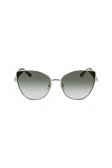 KARL LAGERFELD KL341S Sunglasses, 711 Shiny Gold, 56 Unisex