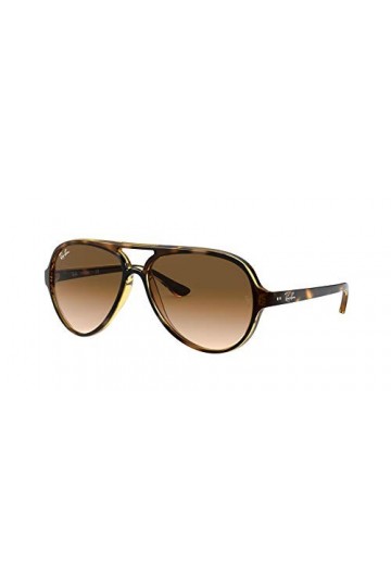 Ray-Ban - Lunette de soleil Cats 5000 Aviator , Brown 710/51 Light Havana 