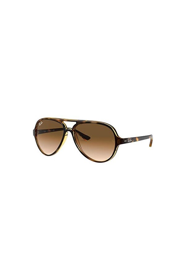 Ray-Ban - Lunette de soleil Cats 5000 Aviator , Brown 710/51 Light Havana 
