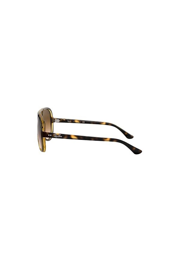 Ray-Ban - Lunette de soleil Cats 5000 Aviator , Brown 710/51 Light Havana 