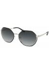Michael Kors Lunettes de soleil pour femme, Doré clair/gris clair Light Gold/Light Grey Shaded , 57