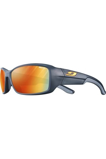Julbo Run Sunglasses, Bleu Foncé/Gris/Orange, Taille Unique Mens