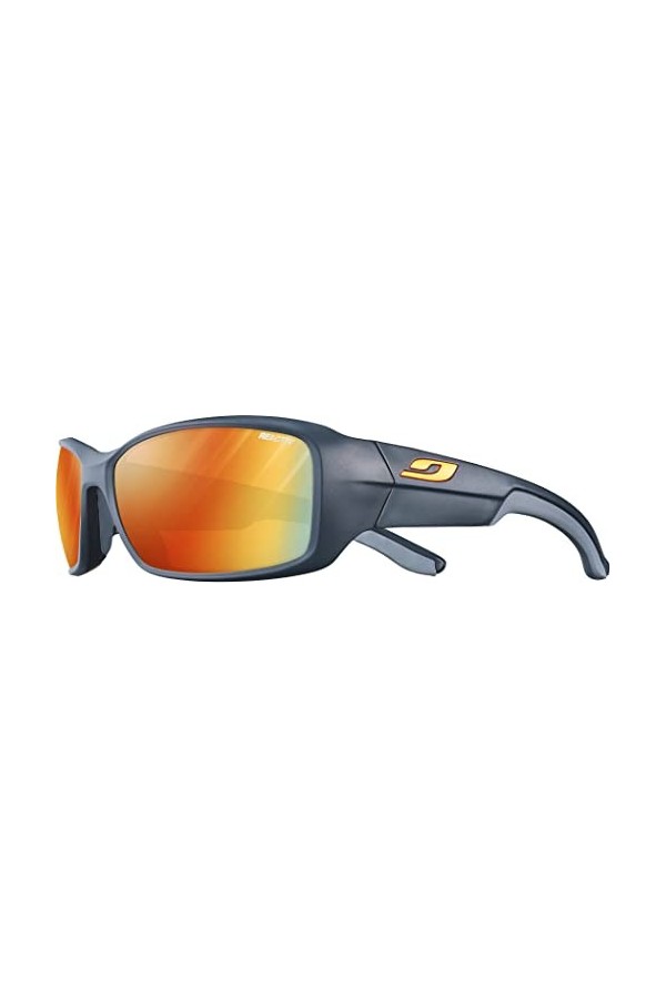 Julbo Run Sunglasses, Bleu Foncé/Gris/Orange, Taille Unique Mens