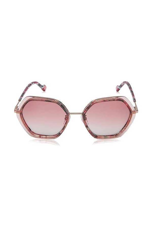 Yalea GAFAS DE Sol Lunettes de Soleil, Shiny Red Gold, 54/18/135 Femme