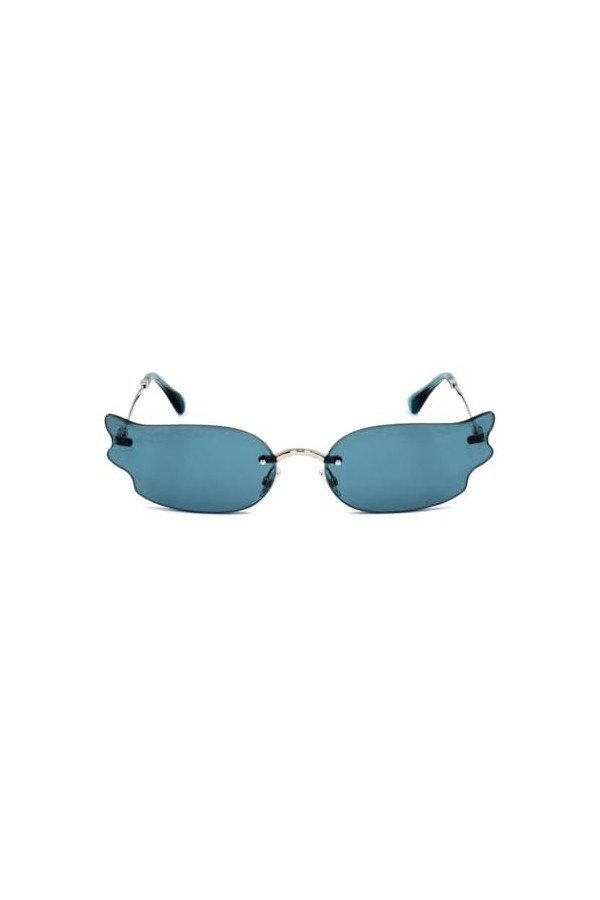 Jimmy Choo Ember/S Lunettes de Soleil, Grey Teal, 61 Femme
