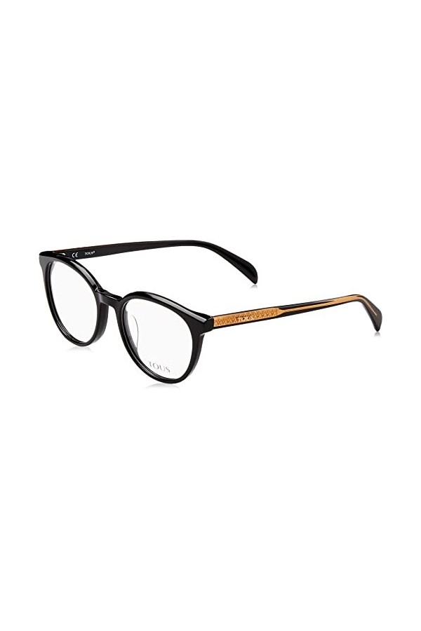 TOUS Vtob54 Lunettes de Soleil, Noir Brillant, 51 Femme