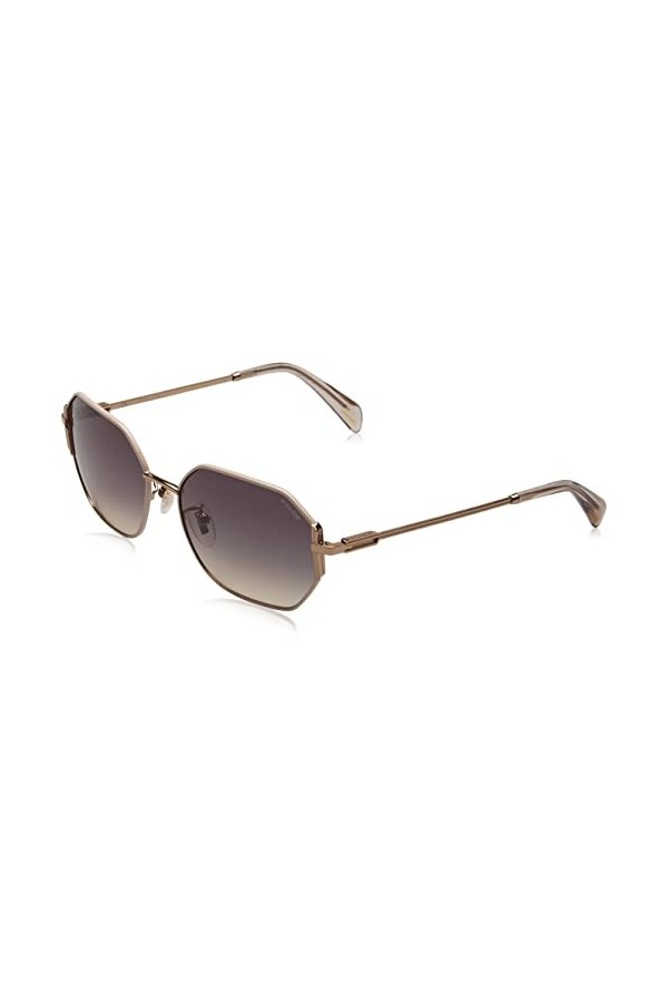 Police SPLF35 Sunglasses, Cammello Tan LUCIDO C/Parti COLORATE, 55 Unisex