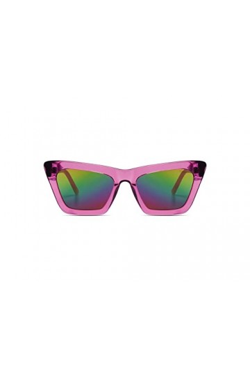 KOMONO Jessie Racing Red Lunettes de soleil unisexes carrées en acétate pour hommes et femmes avec protection UV et verres po