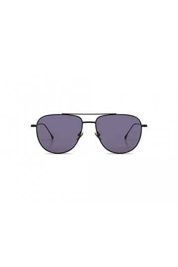 KOMONO Curtis Deep Purple Lunettes de soleil unisexes Aviator en acier inoxydable pour hommes et femmes avec protection UV et