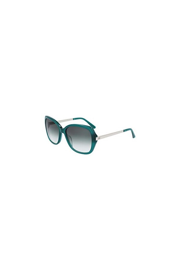 Calvin Klein CK21704S Lunettes de Soleil, Milky Bistro Green, Taille Unique Femme