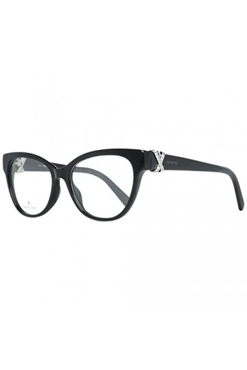 Swarovski SK5250-53001 Sunglasses, Black, 53 Femme