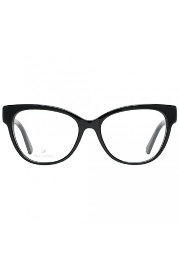 Swarovski SK5250-53001 Sunglasses, Black, 53 Femme