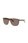 Ray-Ban Lunettes de Soleil, Havane Clair, 60 Mixte Adulte