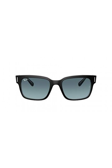 Ray-Ban Lunettes de Soleil, Cristal Noir/Bleu ombré, 53/20/145 Mixte Adulte