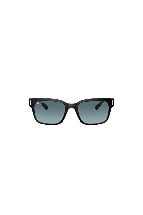 Ray-Ban Lunettes de Soleil, Cristal Noir/Bleu ombré, 53/20/145 Mixte Adulte