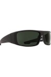 Spy Mixte Logan Lunettes de Soleil, Matte Black, Talla Única