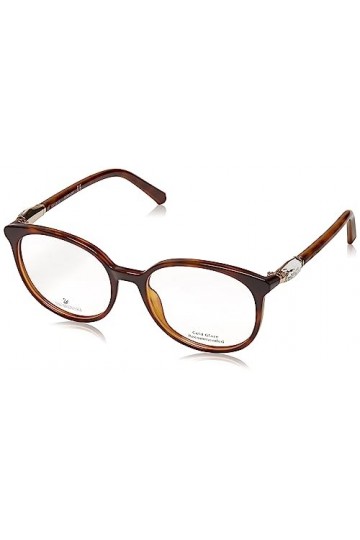 Swarovski SK5310 Sunglasses, Havana Dark, 52 Femme