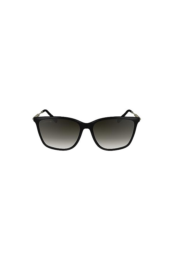 Lacoste L6016S Sunglasses, 001 Black, Taille Unique Unisex