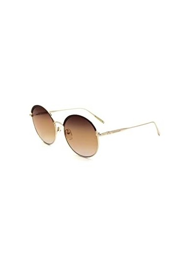 Longchamp Lo131s Lunettes de Soleil, Doré/Brun, 56 Femme