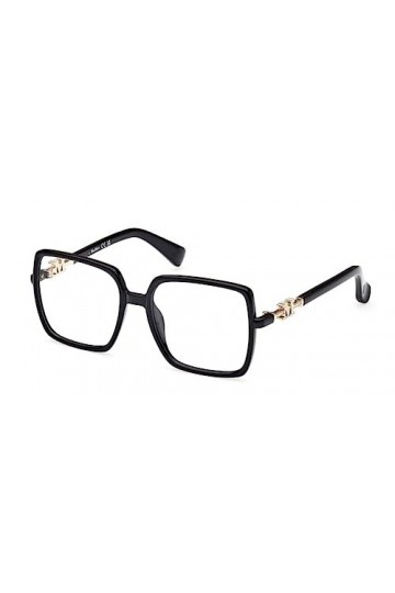 MaxMara MM5108-H Lunettes de Soleil, Noir Brillant, 55/17/140 Femme