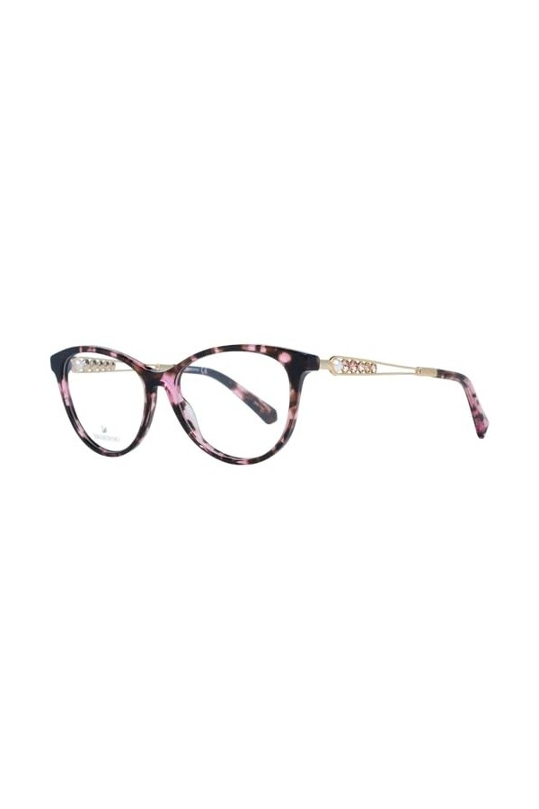 Swarovski Sk5341 Lunettes de Soleil, Multicolore Havana , 52 Femme
