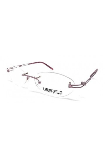 Lagerfeld 4459 30 Lunettes de vision pour femme, rose lilas ovale