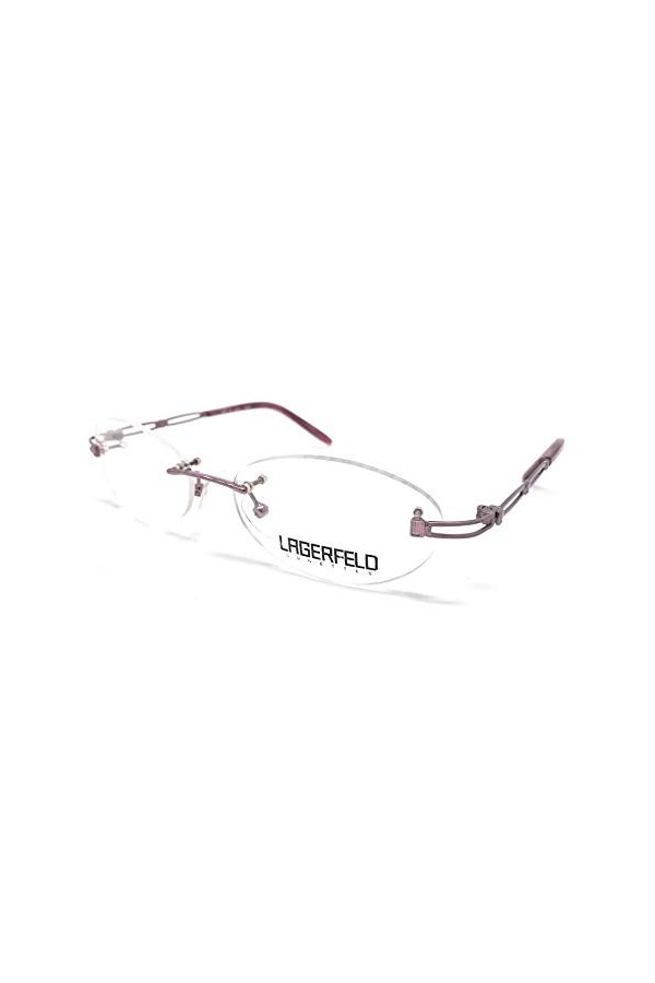 Lagerfeld 4459 30 Lunettes de vision pour femme, rose lilas ovale