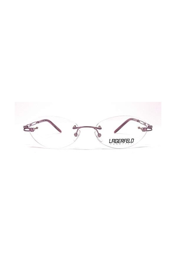 Lagerfeld 4459 30 Lunettes de vision pour femme, rose lilas ovale