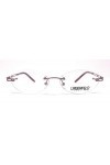 Lagerfeld 4459 30 Lunettes de vision pour femme, rose lilas ovale