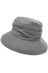 Comhats Chapeau cloche imperméable pour femme - Protection UV - Chapeau de soleil dextérieur, 00737_Noir, M
