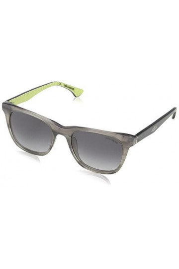 Zadig & Voltaire Szv004 Lunettes de Soleil, Gris Gris rayé Brillant , Taille Unique Femme