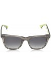 Zadig & Voltaire Szv004 Lunettes de Soleil, Gris Gris rayé Brillant , Taille Unique Femme